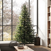 King Spruce Christmas Tree in room